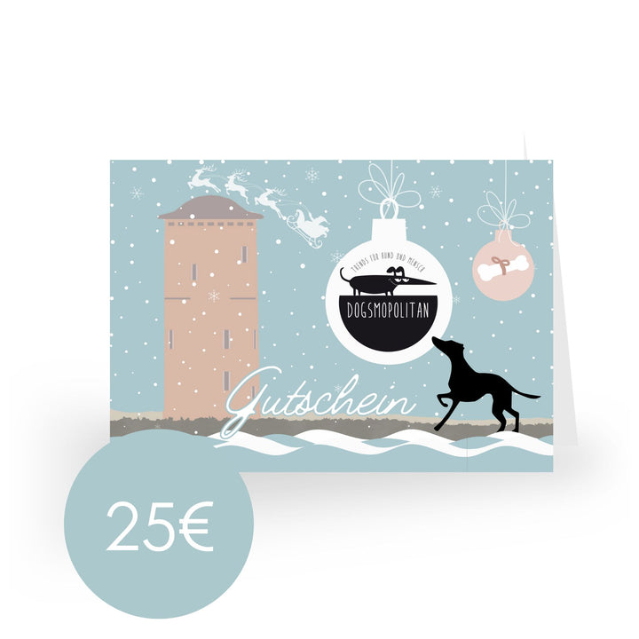 Dogsmopolitan voucher kerstmotief Domburg