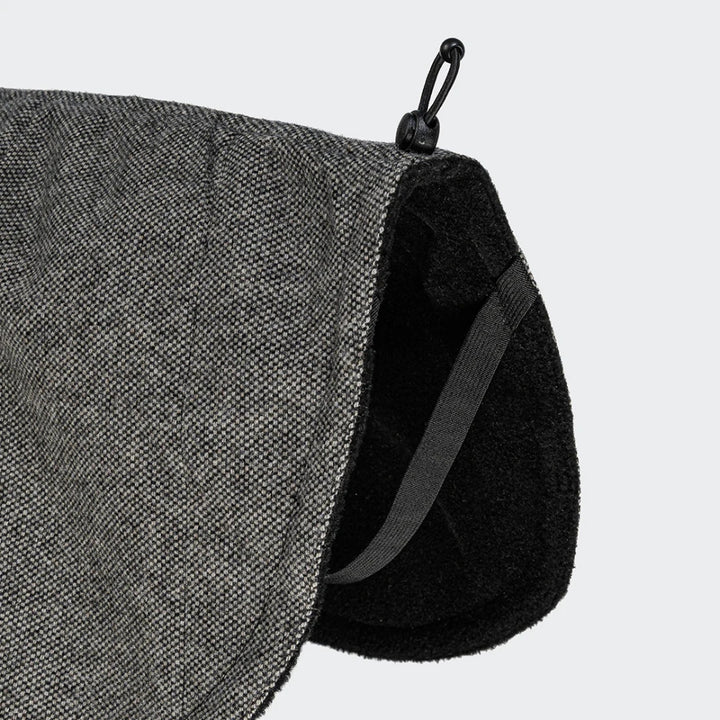 Windhundmantel Brooklyn Long Tweed Black