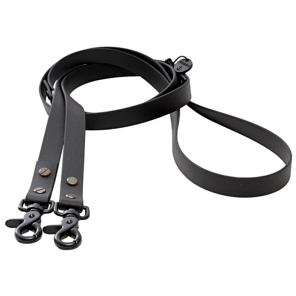 BETA-BIOTHANE® Halsband en Lijn Volledig Zwart