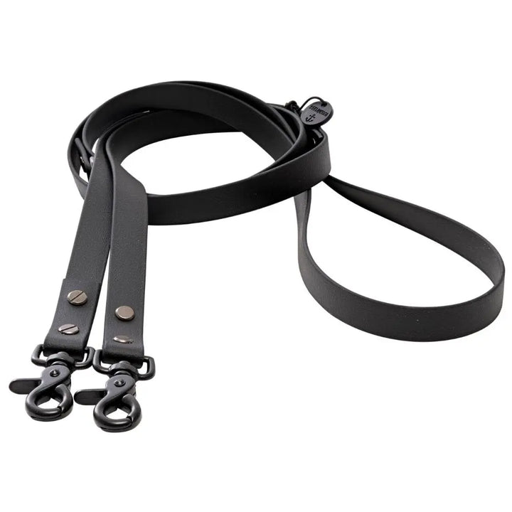 BETA-BIOTHANE® Halsband en Lijn Volledig Zwart