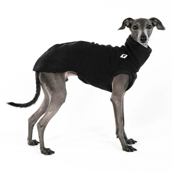 LANG SHIRT 2.0 voor Italiaanse Windhond in zwart