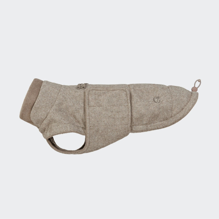 Hundemantel Dackel Brooklyn Tweed Beige