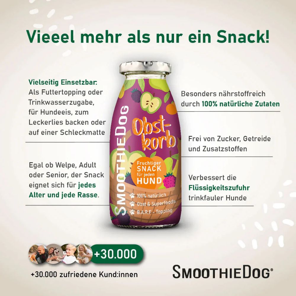 Honden Smoothie Fruitmand, 250ml