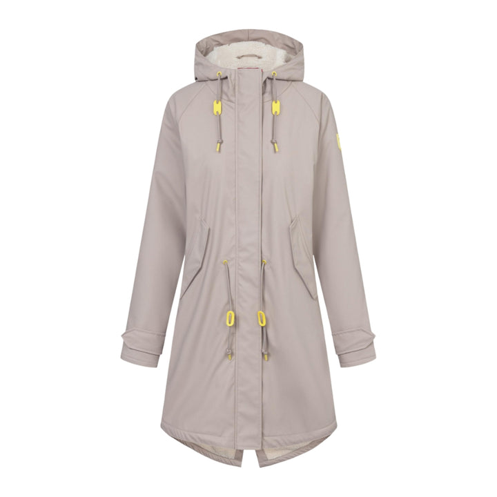Friese Tidaholm Dames Regenjas Cobblestone Beige Gevoerd