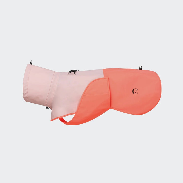 Hondenregenjas AKTIV Perzik/Neon Roze