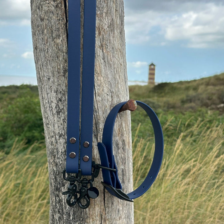 BETA-BIOTHANE® halsband en lijn Diepzee