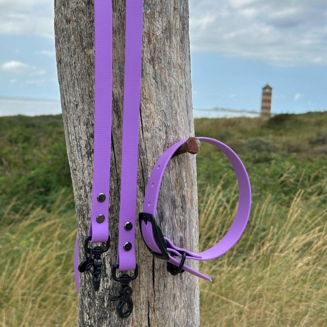 BETA-BIOTHANE® Halsband en Lijn Lila