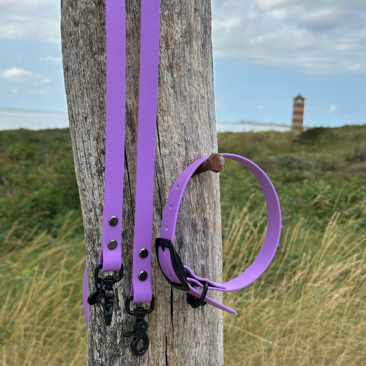 BETA-BIOTHANE® Halsband en Lijn Lila