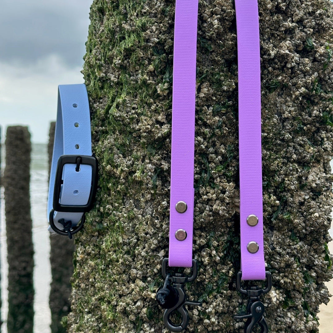 BETA-BIOTHANE® Halsband en Lijn Lila