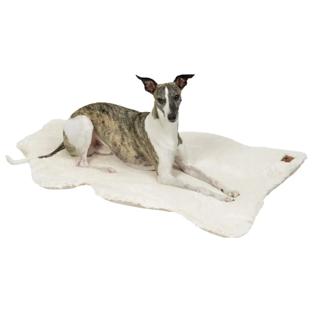 HYGGELAMB veganes Lammfell | Schaffell für Hunde Ivory