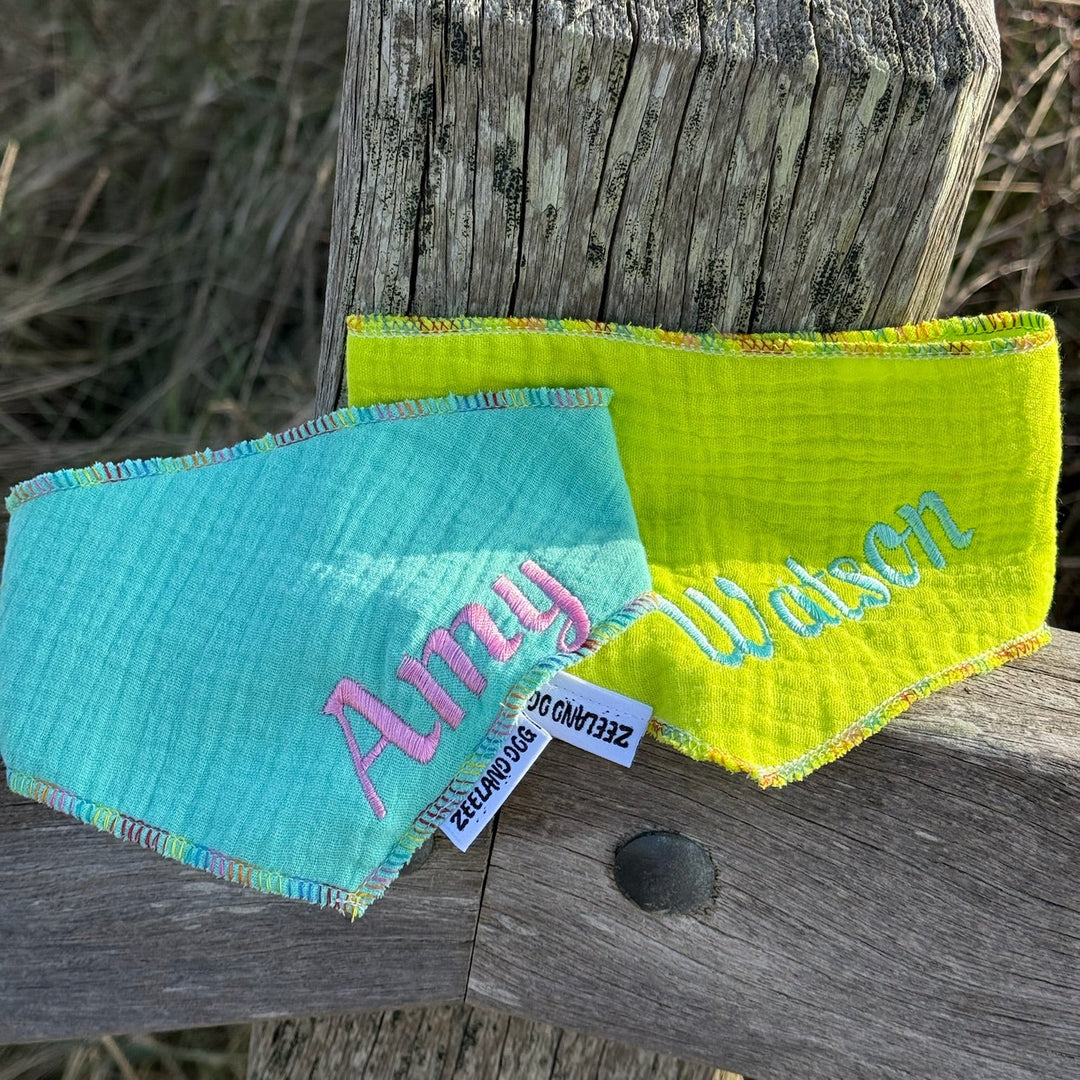 Zeeland Dog Scarf Lemon