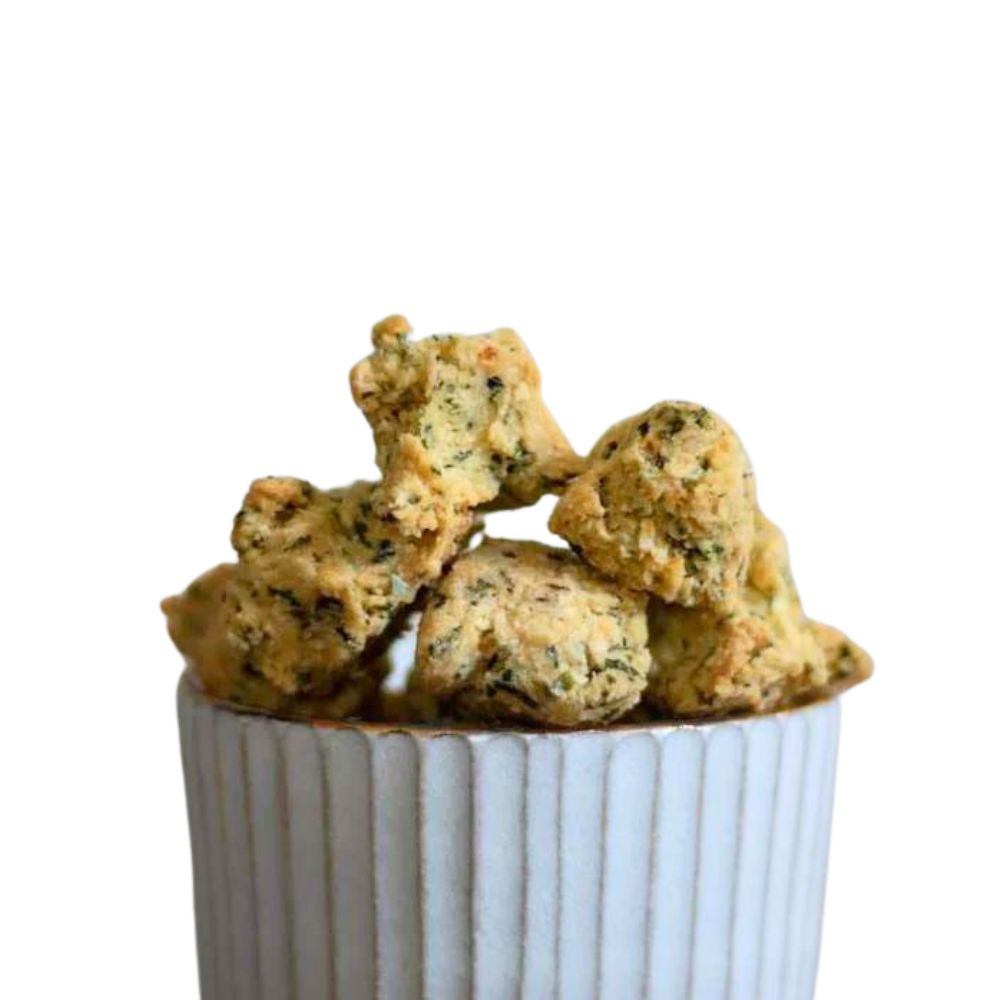Hondenkoekjes kokos-wortel-peterselie hapjes