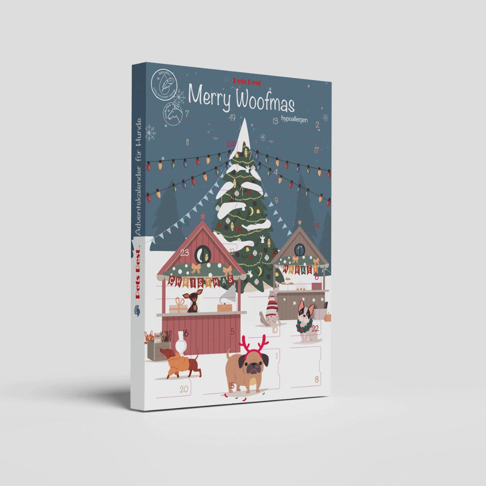 Hundeadventskalender 2025 mit hypoallergenen Leckerchen * limitierte Spezialedition *