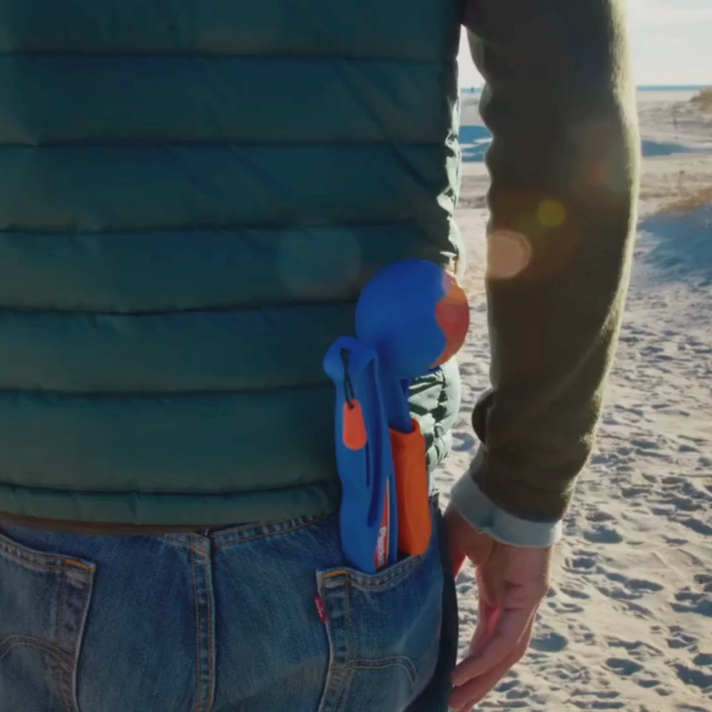 Dog toy ball launcher foldable - for on the go