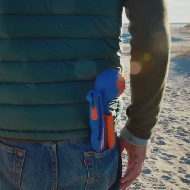 Dog toy ball launcher foldable - for on the go