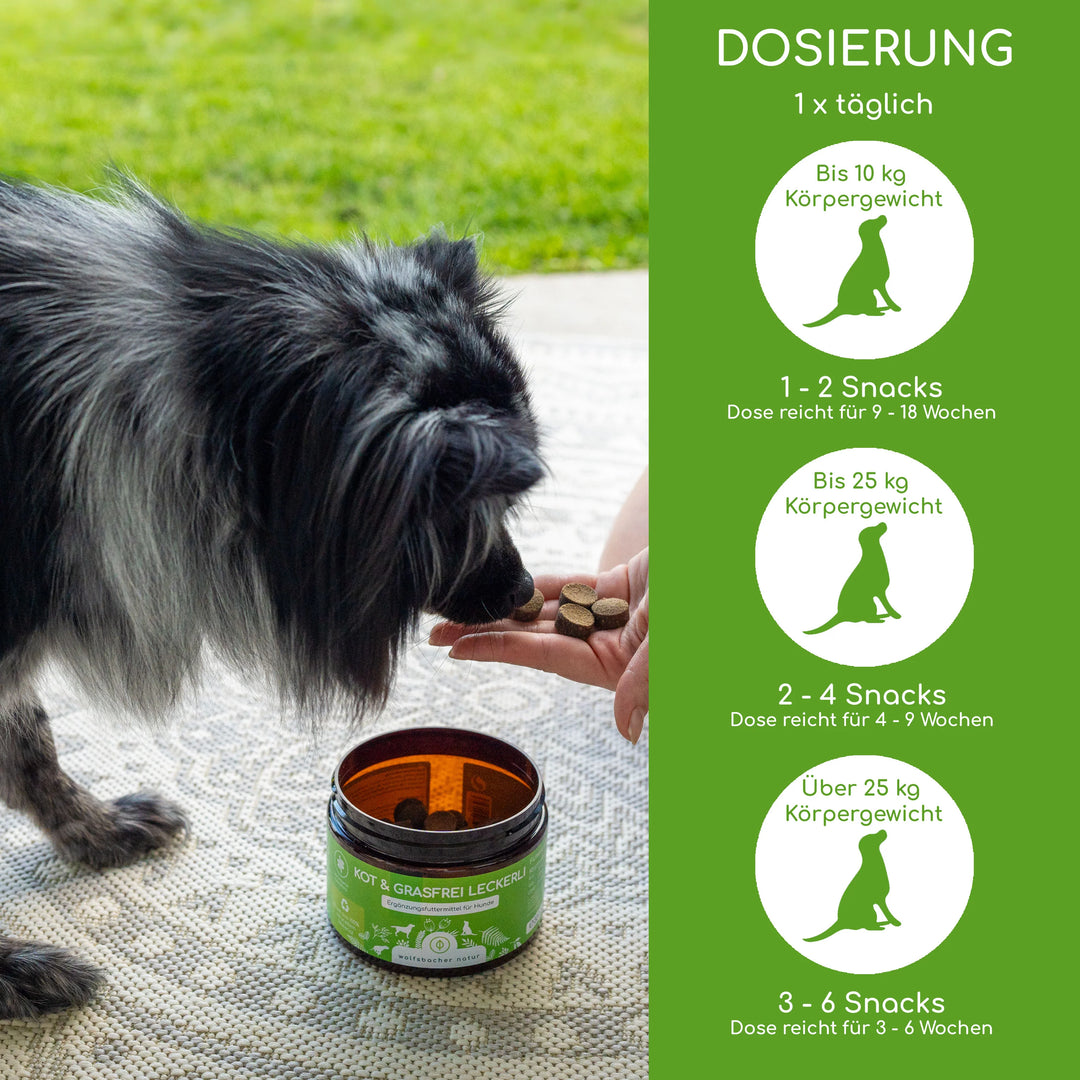 Kot & Grasfrei Snacks für Hunde