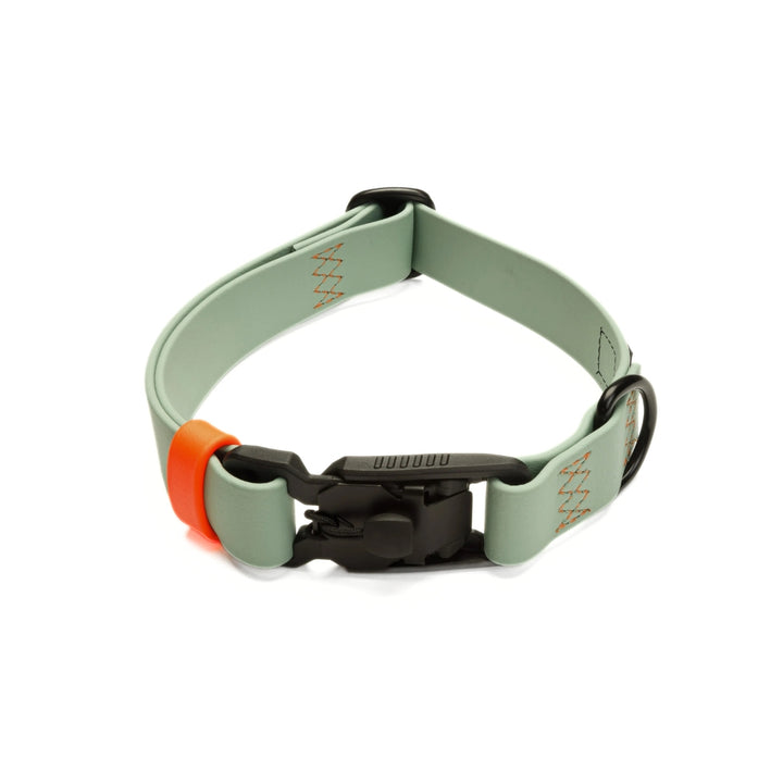 Hundehalsband BioThane Ipanema - Mint-Neon Orange