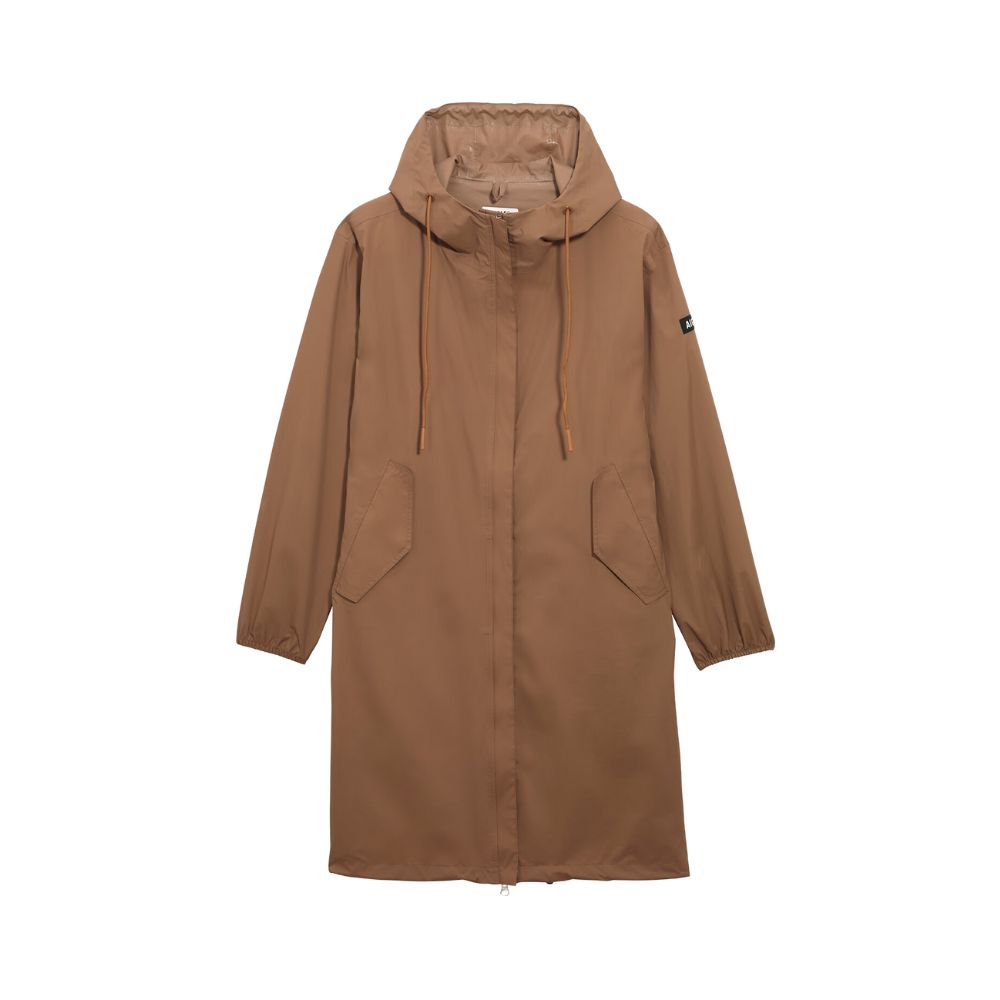 Langer wasserdichter Parka für Damen Kraft - AIGLE MTD® Technologie