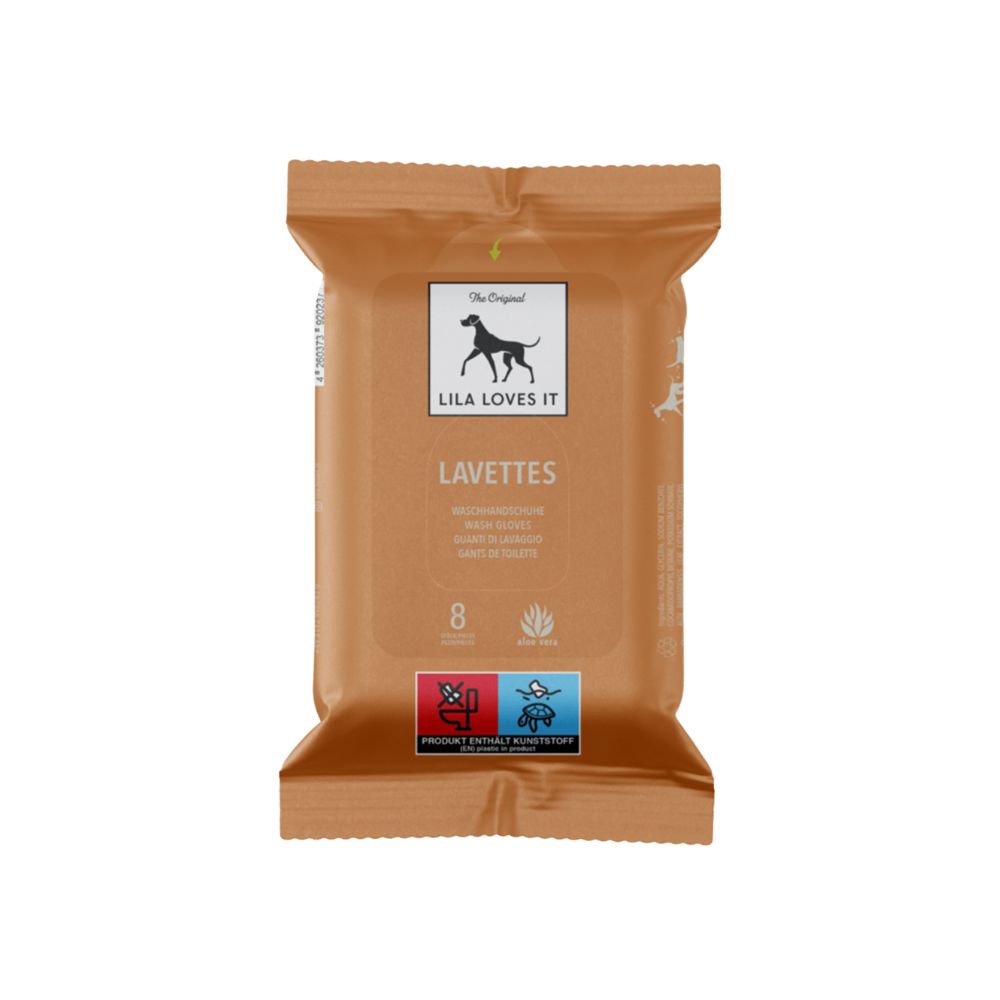 Lavettes - Feuchte Waschhandschuhe