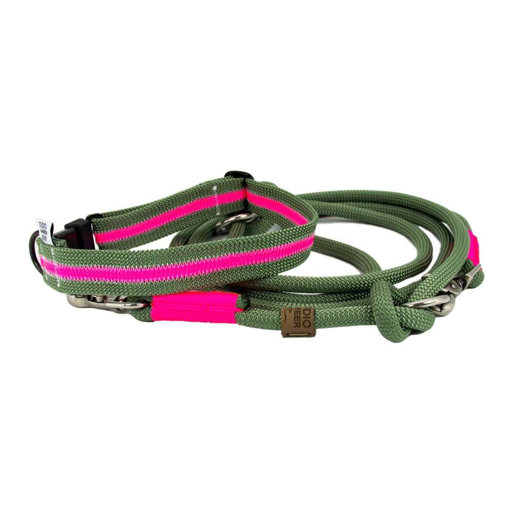 Hundehalsband Tau Avocado Glow