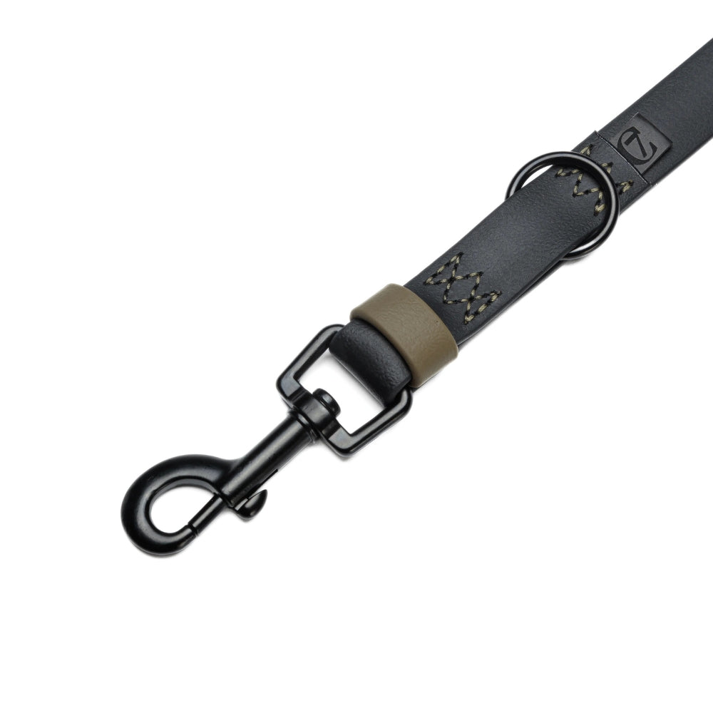 Hundeleine BioThane Ipanema - Black-Olive