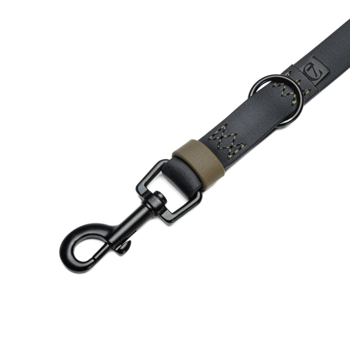Hundeleine BioThane Ipanema - Black-Olive
