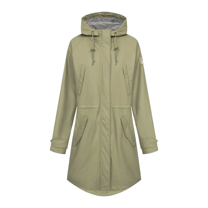 Tildaby Damen Regenjacke Oxford-Tea