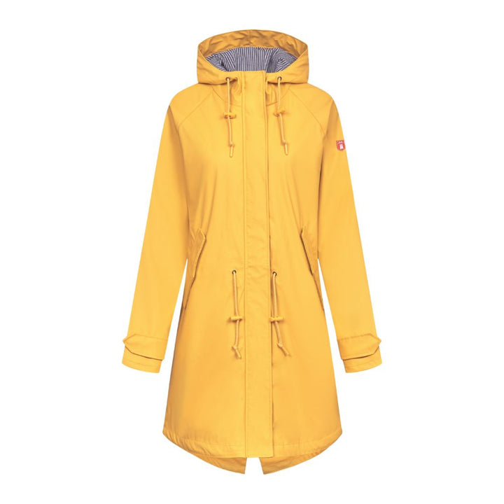 Traveby Friese Leo damesregenjas Chocolate Chip Brown