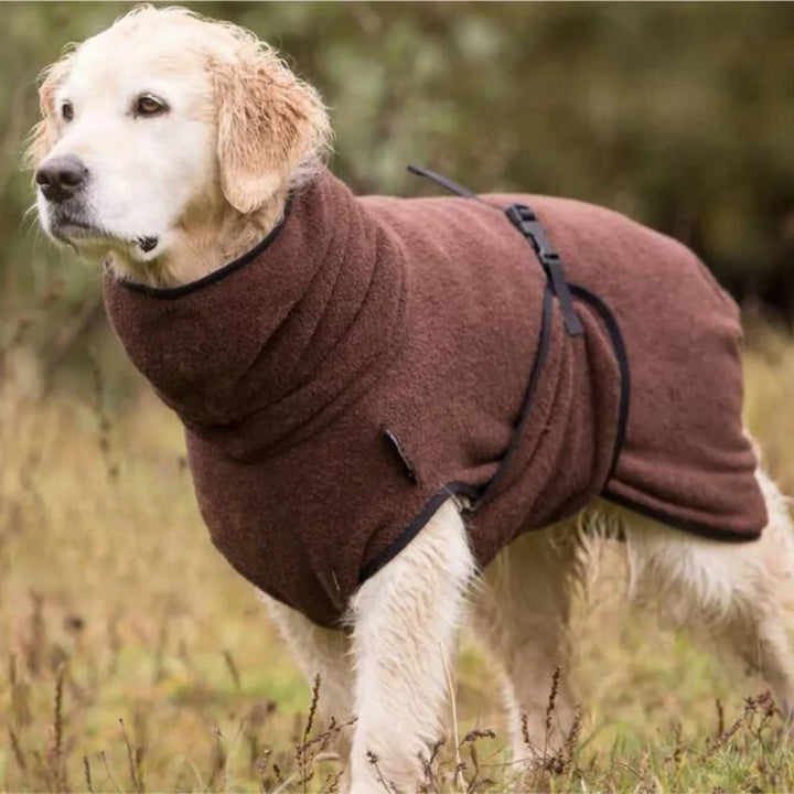 Dog Bathrobe Brown 