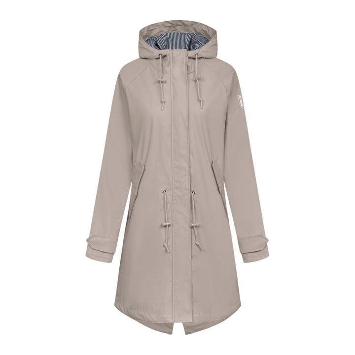 Friese Traveby Fisher Damen Regenjacke Cobblestone Beige