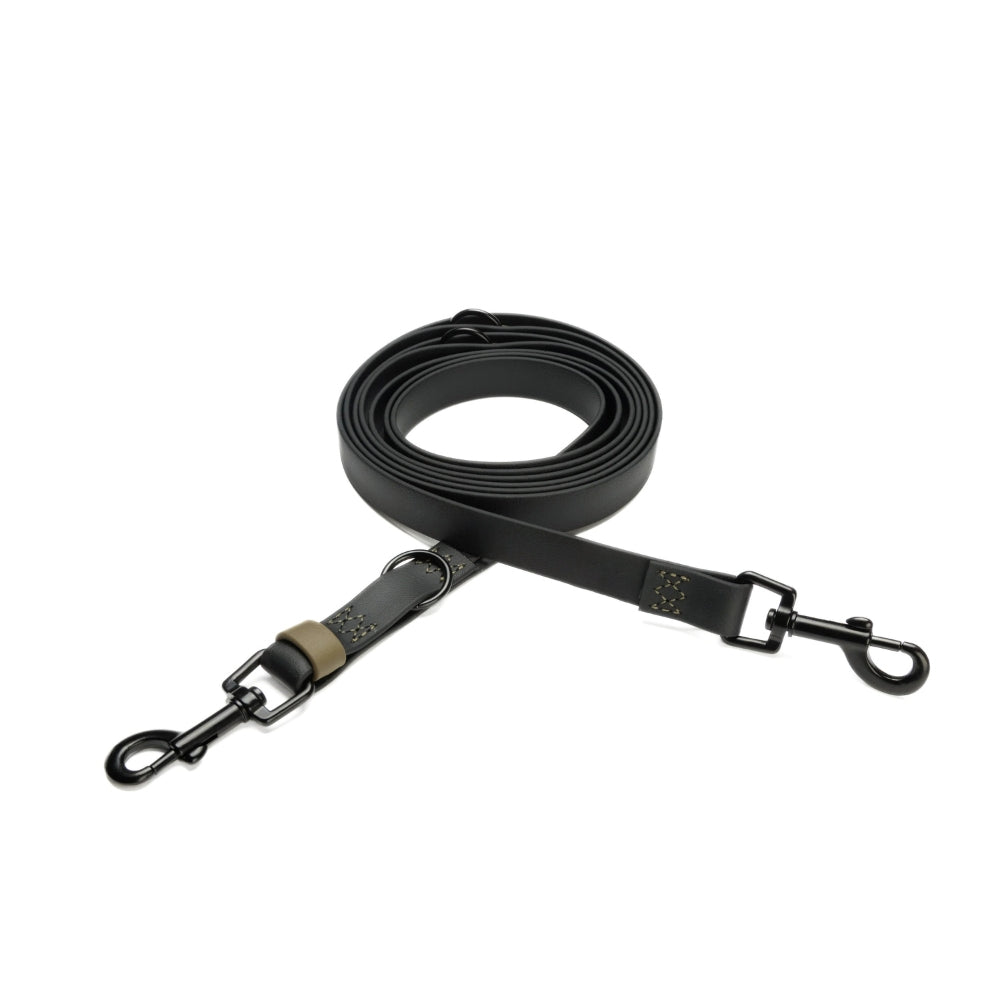 Hundeleine BioThane Ipanema - Black-Olive