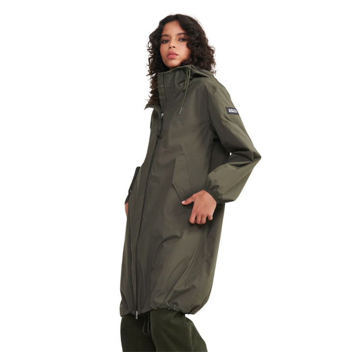 Langer wasserdichter Parka für Damen Avocat - AIGLE MTD® Technologie