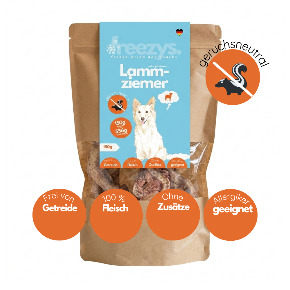 Kauwsnack gevriesdroogde ossenpezen 250 g