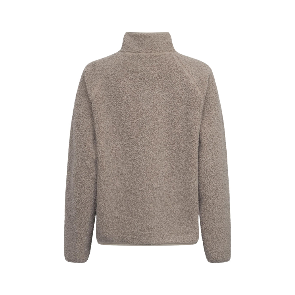 Kuschelby Damen Fleecejacke Cobblestone Beige