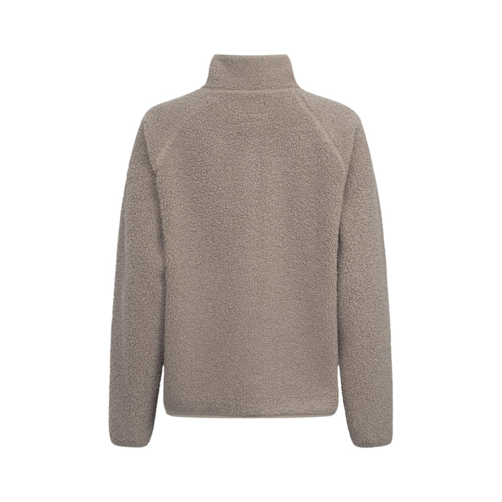 Kuschelby Damen Fleecejacke Cobblestone Beige