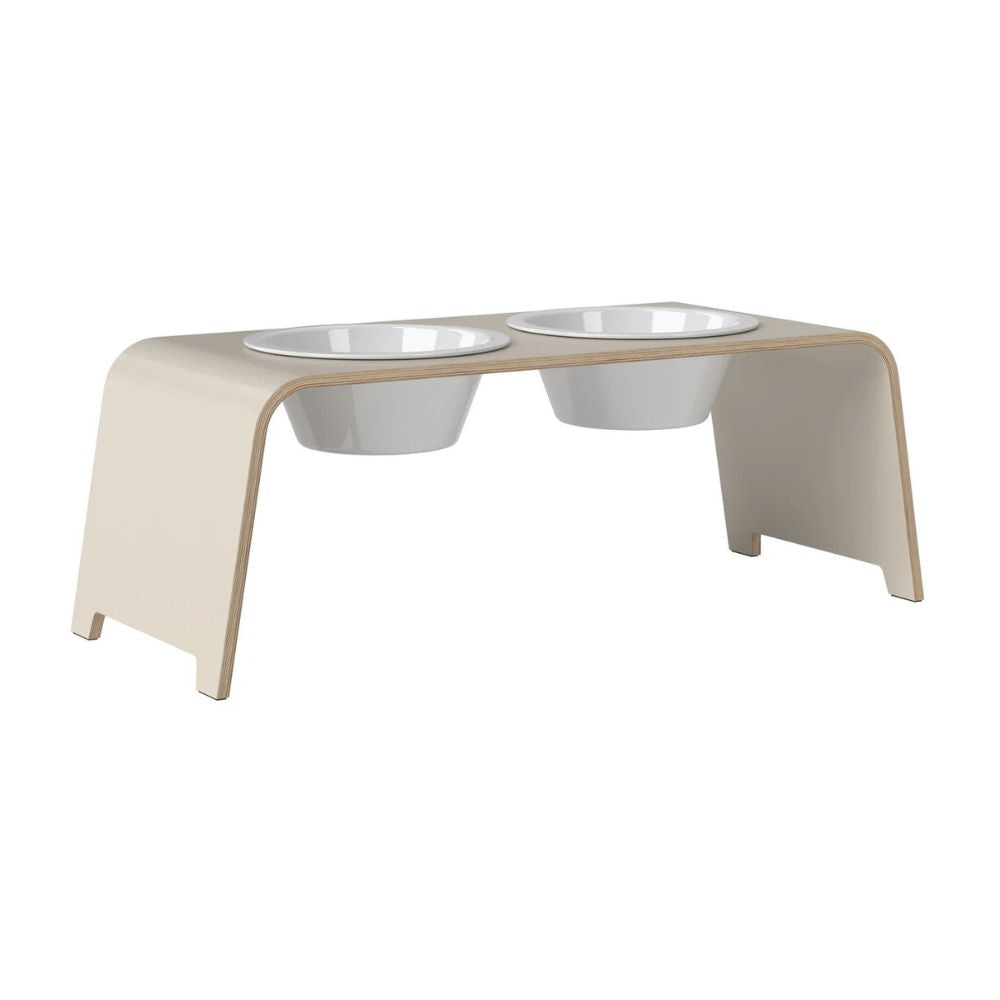 DESIGN FEEDING STATION SIZE L including porcelain bowls