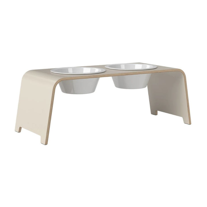 DESIGN FEEDING STATION SIZE L including porcelain bowls