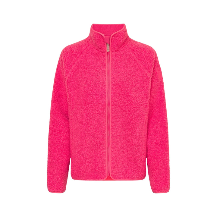 Kuschelby Damen Fleecejacke Azalea Pink Teddy
