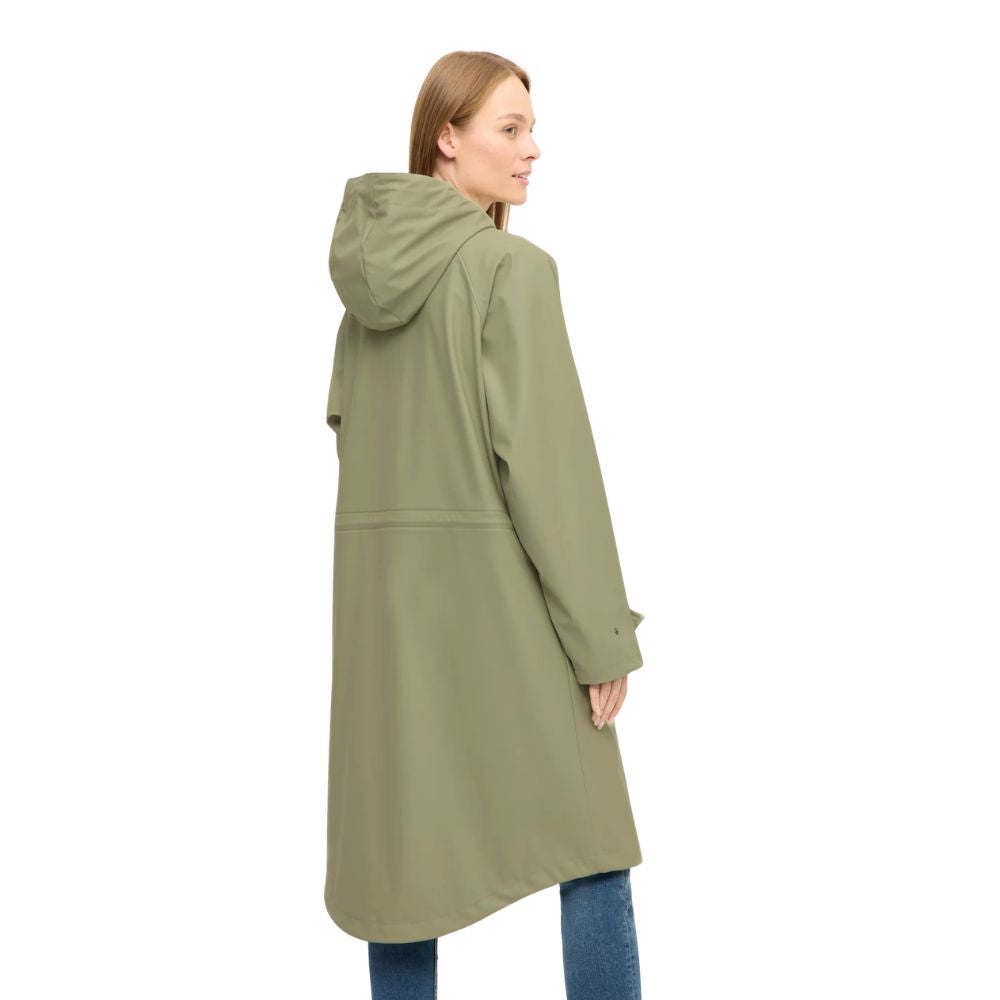 Tildaby Damen Regenjacke Oxford-Tea