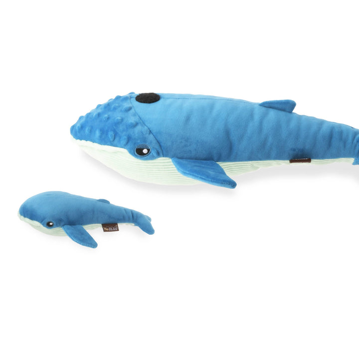 Hundespielzeug Ozeanfreunde Walfamilie Big Blue &amp; Baby Blue