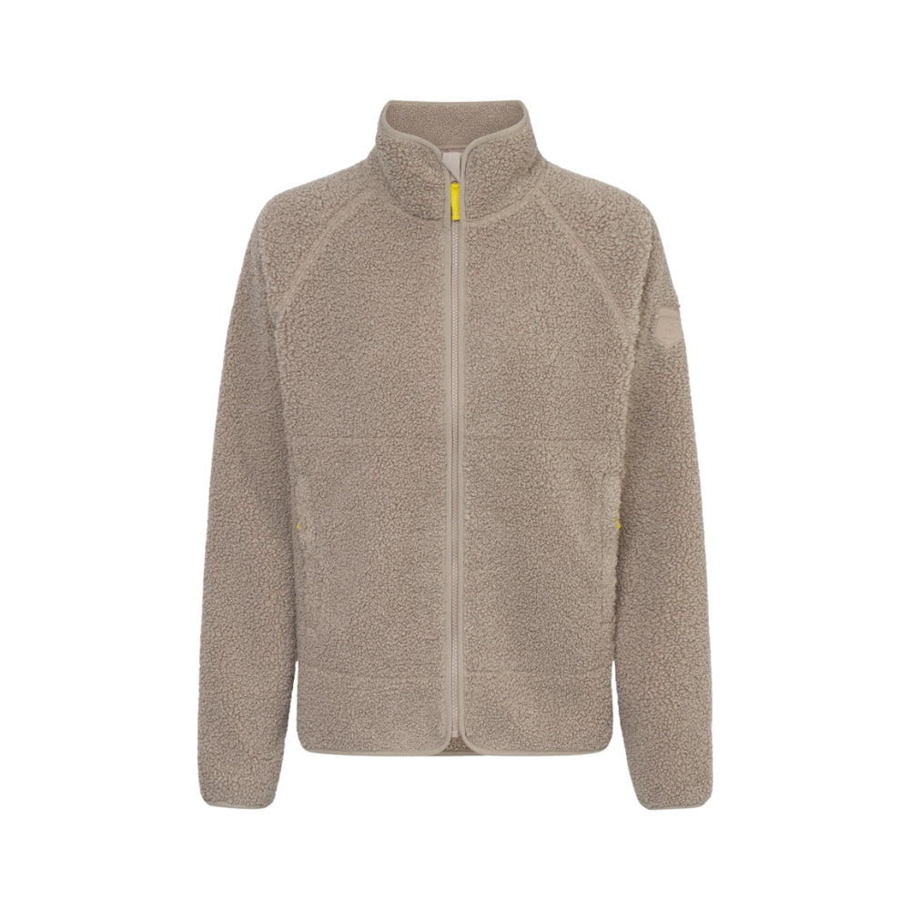 Kuschelby Damen Fleecejacke Cobblestone Beige