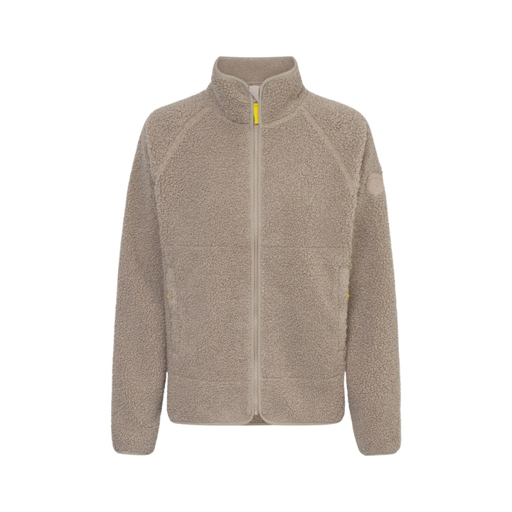 Kuschelby Damen Fleecejacke Cobblestone Beige