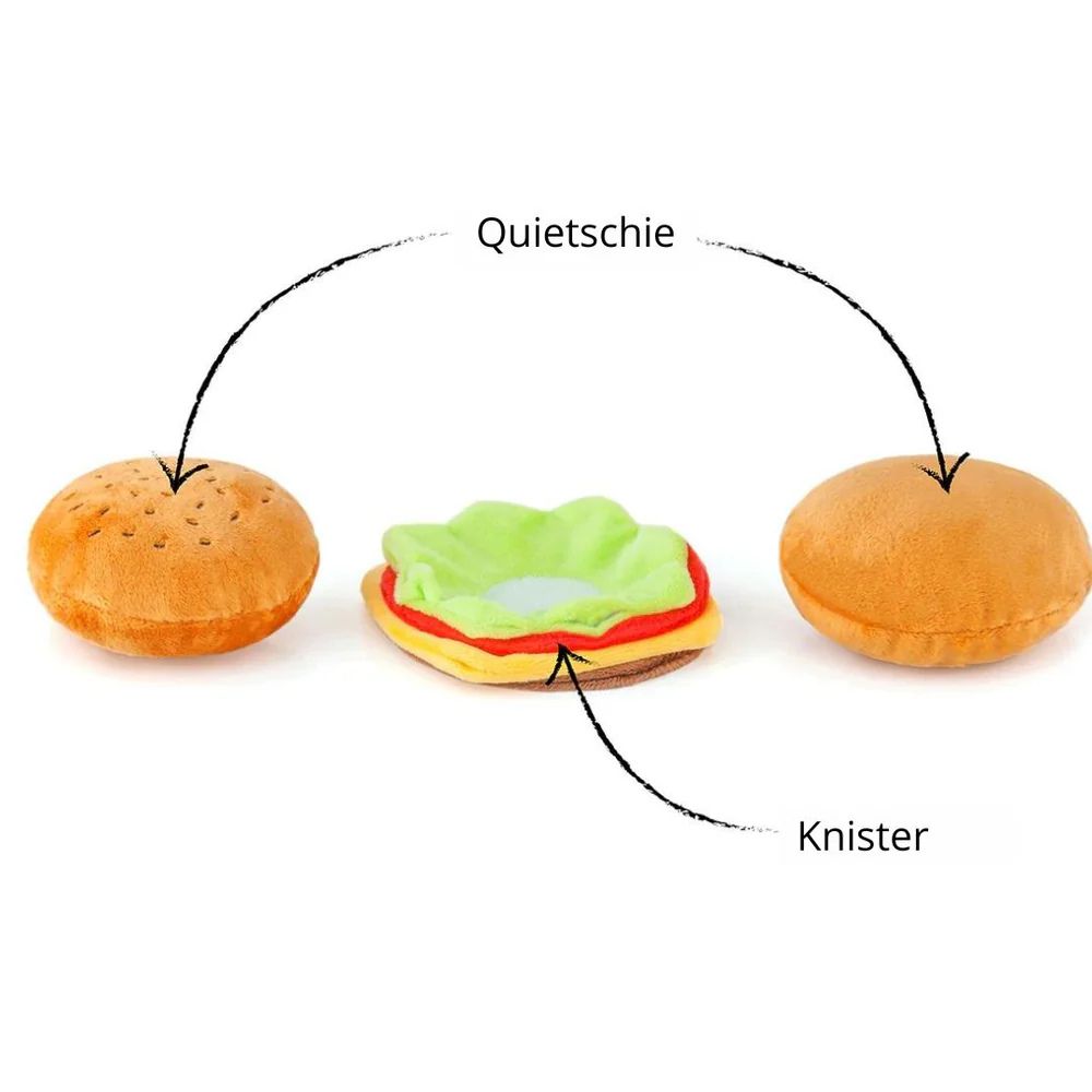Hundespielzeug Burger