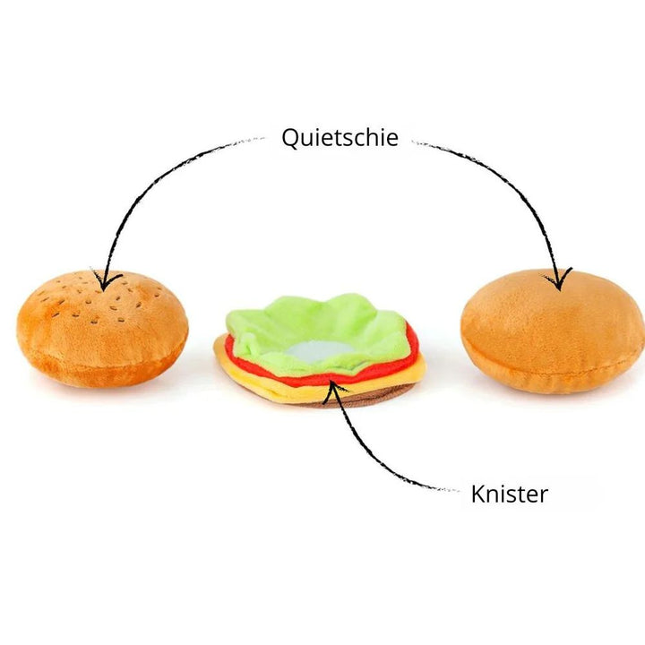 Hundespielzeug Burger