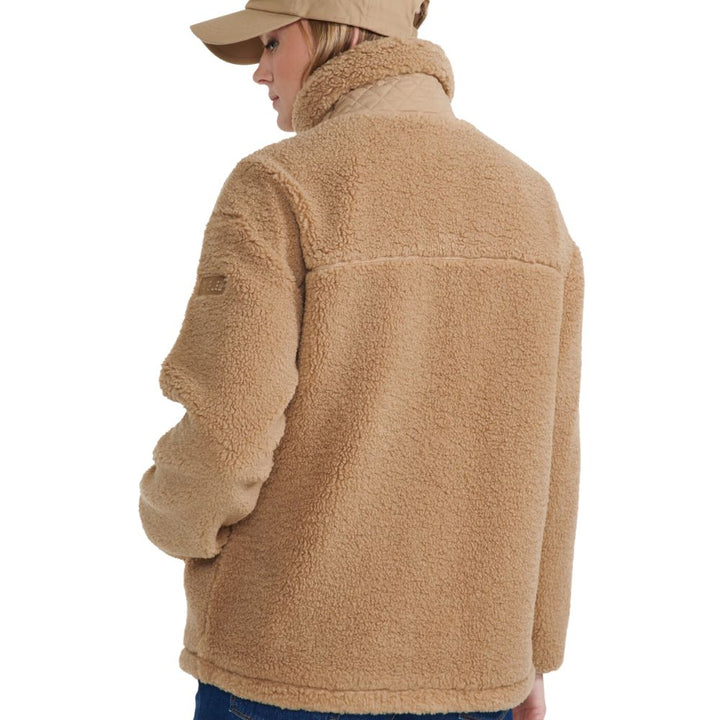 Kuschelige Sherpajacke Beige