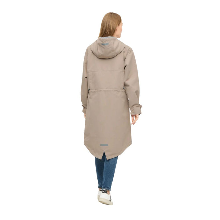Phoeby Dog Damen Regenjacke Cobblestone Neutral Grey