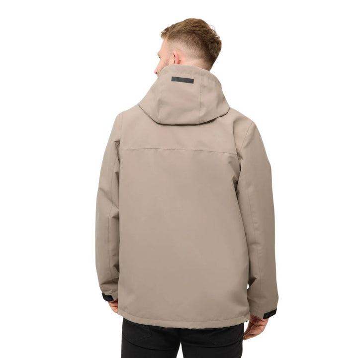 Phoeby Dog Herren Regenjacke Cobblestone Jet Black