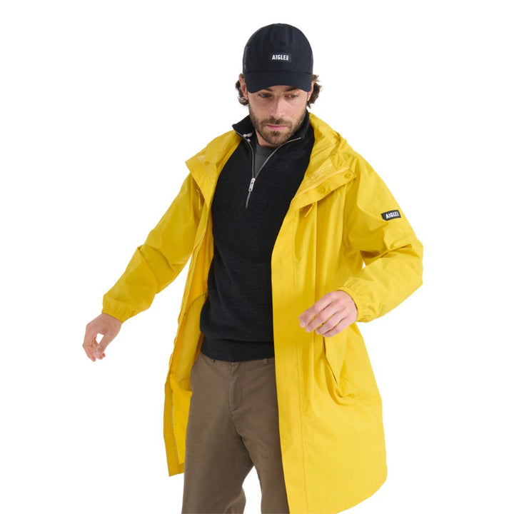 Langer wasserdichter Parka Herren/Unisex Lemony - AIGLE MTD® Technologie