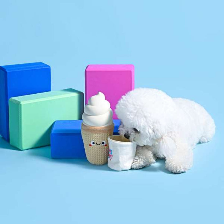 Hundespielzeug Eiscreme im Becher