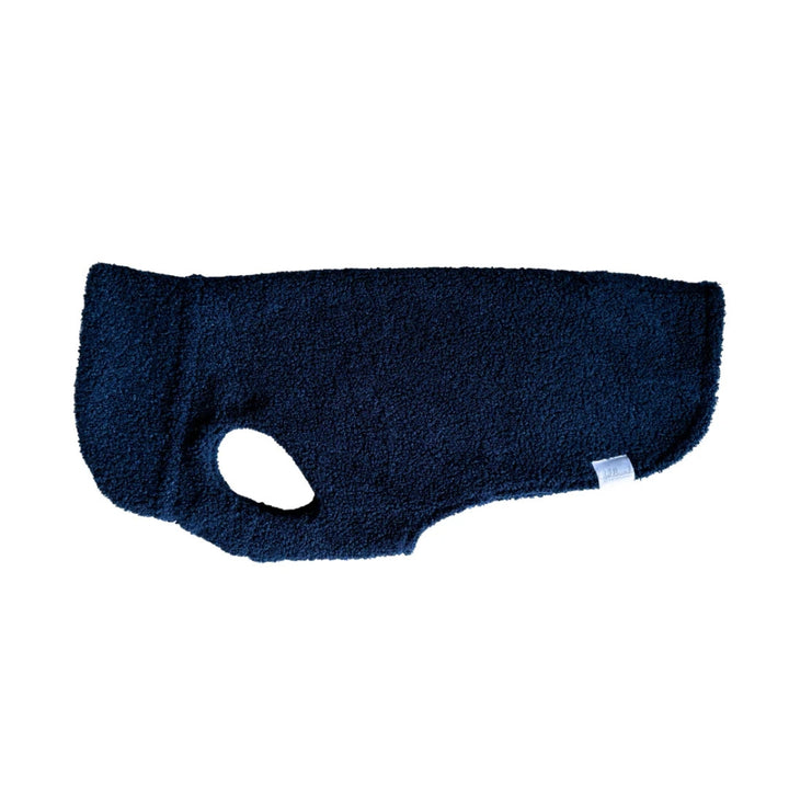 Hondentrui CozyShirt blijf warm teddy marineblauw